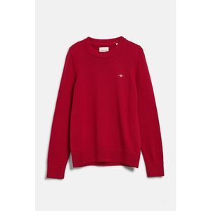 SVETR GANT CLASSIC COTTON C-NECK RUBY RED obraz