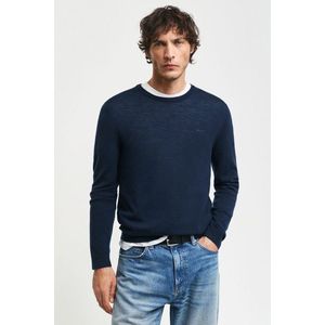 SVETR GANT EXTRAFINE MERINO WOOL C-NECK MARINE obraz