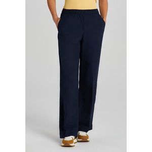 KALHOTY GANT REL LINEN BLEND PULL ON PANTS EVENING BLUE obraz