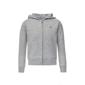 MIKINA GANT THE ORIGINAL FULL ZIP SWEAT HOODIE LIGHT GREY MELANGE obraz