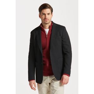 SAKO GANT JERSEY BLAZER BLACK3 obraz