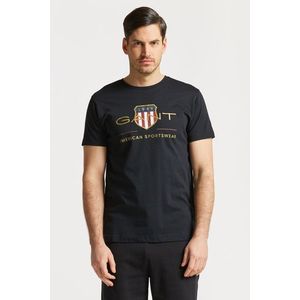 TRIČKO GANT ARCHIVE SHIELD SS T-SHIRT černá S obraz