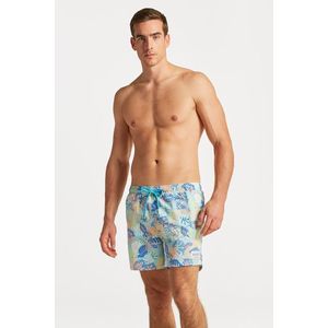 PLAVKY GANT CF TROPICAL PRINT SWIM SHORTS LAGOON obraz