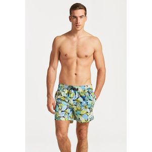 PLAVKY GANT CF TROPICAL PRINT SWIM SHORTS MARINE obraz