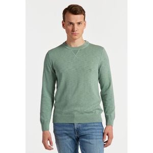 SVETR GANT COTTON FLAMME C-NECK KALAMATA GREEN obraz