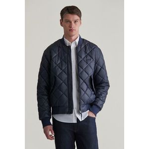 BUNDA GANT QUILTED LIGHTWEIGHT JACKET EVENING BLUE obraz