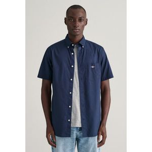 KOŠILE GANT REG POPLIN SS SHIRT MARINE obraz