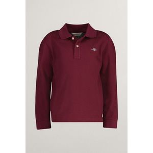 POLOKOŠILE GANT SHIELD LS PIQUE POLO WINE RED obraz