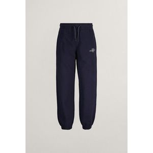 TEPLÁKY GANT RELAXED CONTRAST SHIELD SWEATPANTS EVENING BLUE obraz