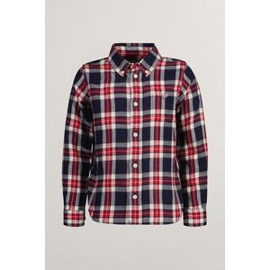 KOŠILE GANT CHECKED FLANNEL BD SHIRT EVENING BLUE obraz