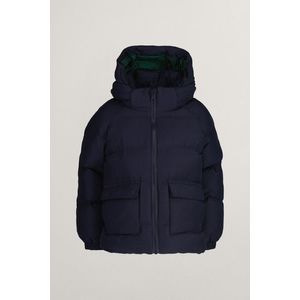 BUNDA GANT HEAVY RAGLAN PUFFER JACKET EVENING BLUE obraz