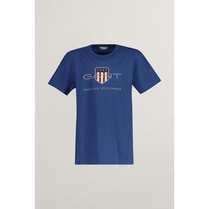 TRIČKO GANT SHIELD SS T-SHIRT modrá obraz