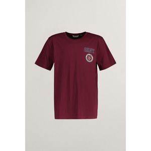 TRIČKO GANT GANT 1949 T-SHIRT WINE RED obraz