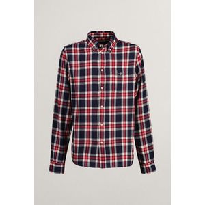 KOŠILE GANT CHECKED FLANNEL BD SHIRT EVENING BLUE obraz