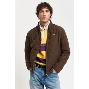 BUNDA GANT QUILTED WINDCHEATER RICH BROWN obraz