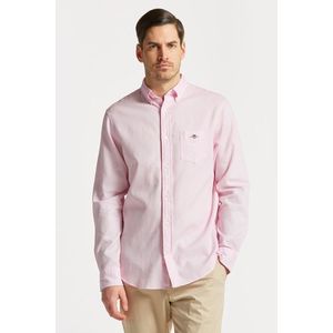 KOŠILE GANT REG HONEYCOMB TEXTURE WEAVE SHIRT CALIFORNIA PINK obraz