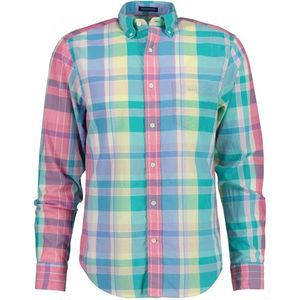 KOŠILE GANT REG UT COLORFUL MADRAS SHIRT PERKY PINK obraz