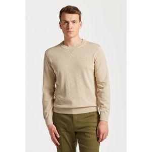 SVETR GANT COTTON FLAMME C-NECK DRY SAND2 obraz