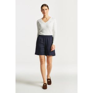 ŠORTKY GANT LINEN VISCOSE PULL-ON SHORTS EVENING BLUE obraz