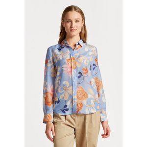 KOŠILE GANT REG FLORAL COT SILK SHIRT WATERFALL BLUE obraz