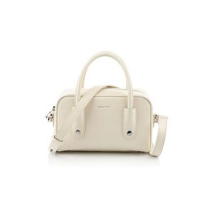 KABELKA GANT ICONIC MINI LEATHER BAG CREAM obraz