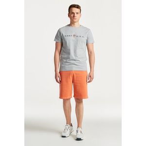 TEPLÁKOVÉ ŠORTKY GANT SUNFADED SHORTS APRICOT ORANGE obraz