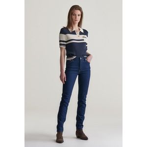 DŽÍNY GANT SLIM SUPER STRETCH JEANS DARK BLUE obraz