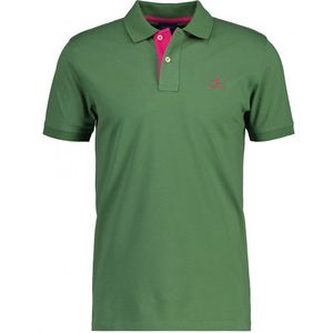 POLOKOŠILE GANT CONTRAST COLLAR PIQUE SS RUGGER LEAF GREEN obraz