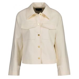 BUNDA GANT D2. CROPPED BLAZER JACKET CREAM obraz