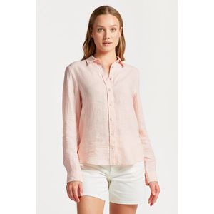 KOŠILE GANT REG LINEN CHAMBRAY SHIRT GUAVA ORANGE obraz