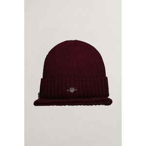 SET ČEPICE A ŠÁLA GANT BEANIE SNOOD GIFT SET WINE RED obraz