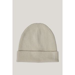 ČEPICE GANT WOOL RIBBED BEANIE CREAM obraz