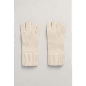 RUKAVICE GANT WOOL KNITTED GLOVES CREAM obraz