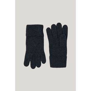 RUKAVICE GANT WOOL KNITTED GLOVES CHARCOAL MELANGE obraz