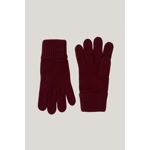 RUKAVICE GANT WOOL KNITTED GLOVES PLUMPED RED obraz