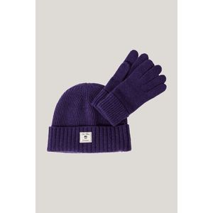 SET ČEPICE A RUKAVICE GANT BEANIE GLOVES GIFT SET PANSY PURPLE obraz