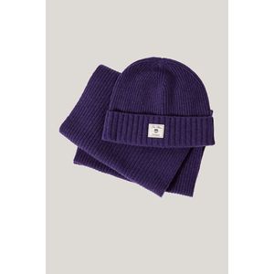 SET ČEPICE A ŠÁLA GANT BEANIE SCARF GIFT SET PANSY PURPLE obraz