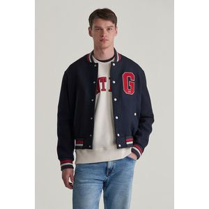 BUNDA GANT WOOL MIX VARSITY JACKET EVENING BLUE obraz