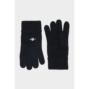 RUKAVICE GANT SHIELD WOOL GLOVES BLACK obraz