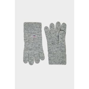 RUKAVICE GANT SHIELD WOOL GLOVES GREY MELANGE obraz