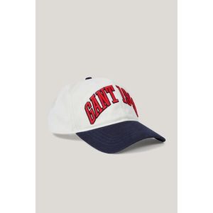 KŠILTOVKA GANT GANT 1949 VARSITY ARCH COTTON CAP EGGSHELL obraz