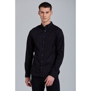 KOŠILE GANT SLIM PINPOINT OXFORD CLU BD BLACK obraz