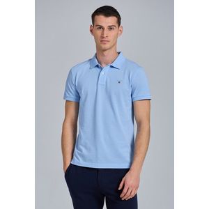 POLOKOŠILE GANT ORIGINAL SLIM PIQUE SS RUGGER CAPRI BLUE obraz