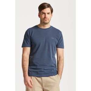 TRIČKO GANT SUNFADED SS T-SHIRT EVENING BLUE obraz