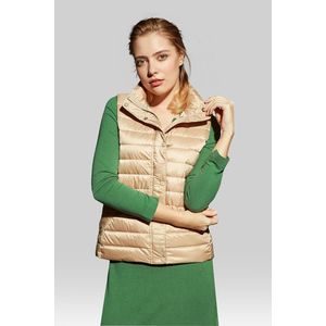 VESTA GANT LIGHT DOWN GILET DRY SAND obraz