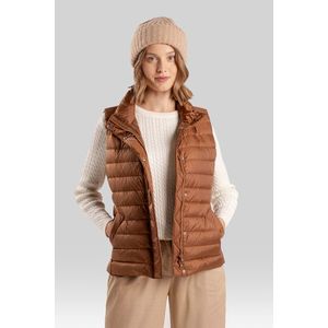 VESTA GANT LIGHT DOWN VEST CACAO obraz