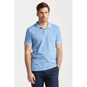 POLOKOŠILE GANT SUNFADED PIQUE SS RUGGER GENTLE BLUE obraz