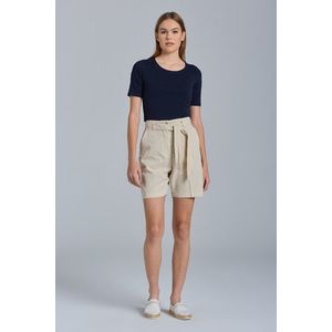 ŠORTKY GANT D1. TIE BELT FLUID SHORTS DESERT BEIGE obraz