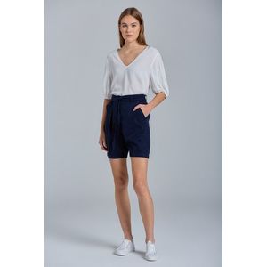 ŠORTKY GANT D1. TIE BELT FLUID SHORTS EVENING BLUE obraz