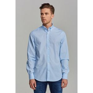 KOŠILE GANT SLIM BROADCLOTH STRIPE BD CAPRI BLUE obraz